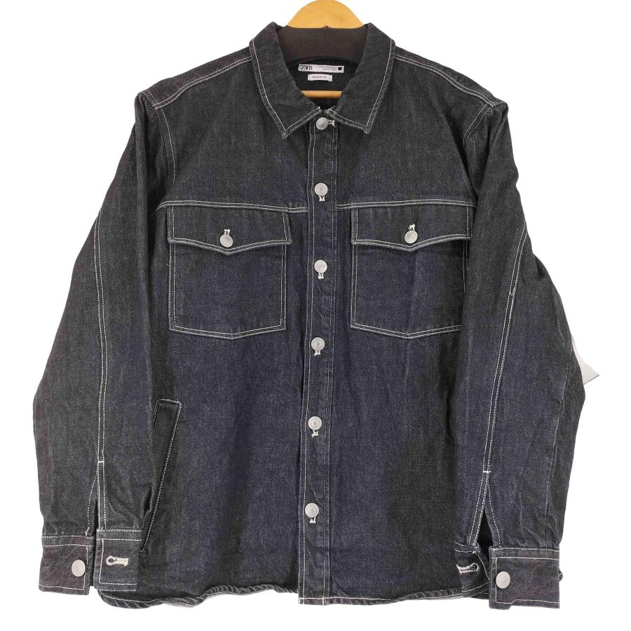 ZARA デニム ジャケット ZARA（ザラ） デニムシャツジャケット メンズ import：XL 中古 古着