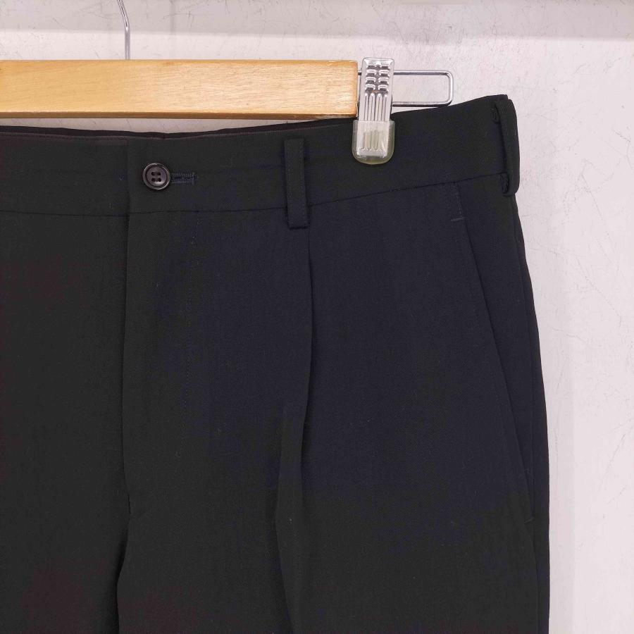 COMME des GARÇONSウールスラックス黒ブラック古着ストレート当時物 COMME des GARCONS HOMME HOMME(コムデギャルソンオム) ウール
