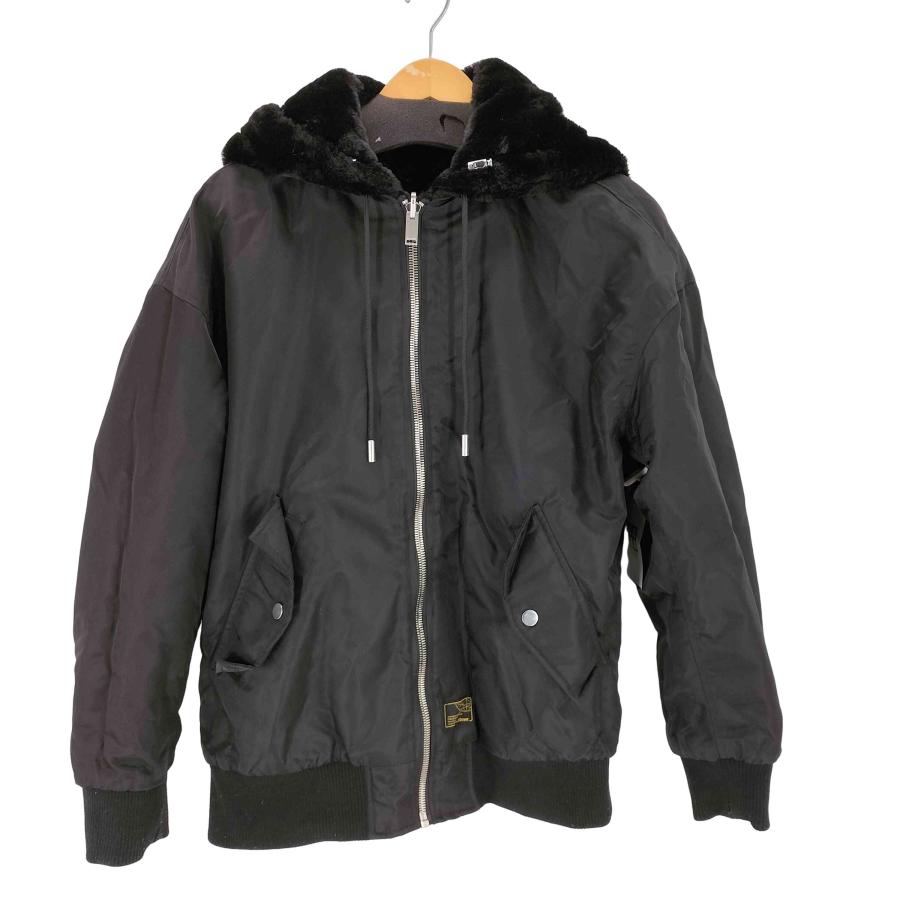 ZARA（ザラ） フェイクファーリバーシブルボンバージャケット メンズ