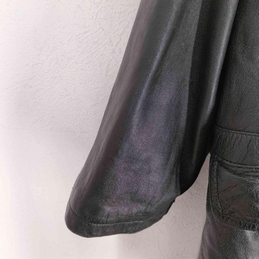 USED古着(ユーズドフルギ) real leather レザーカーコート メンズ