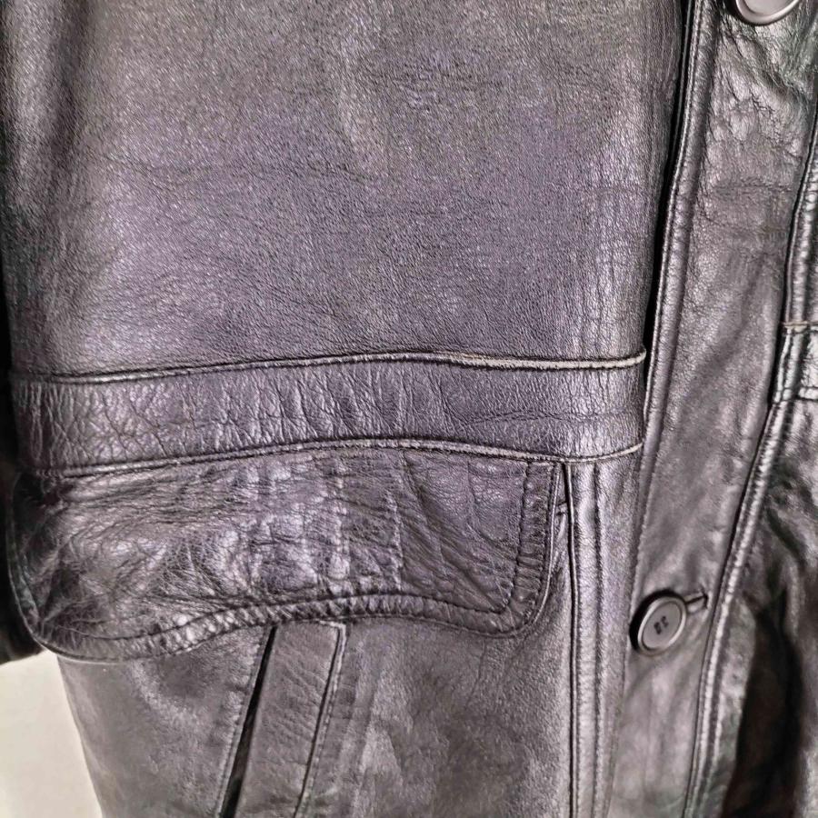 USED古着(ユーズドフルギ) real leather レザーカーコート USED古着(ユーズドフルギ) real leather レザーカーコート メンズ