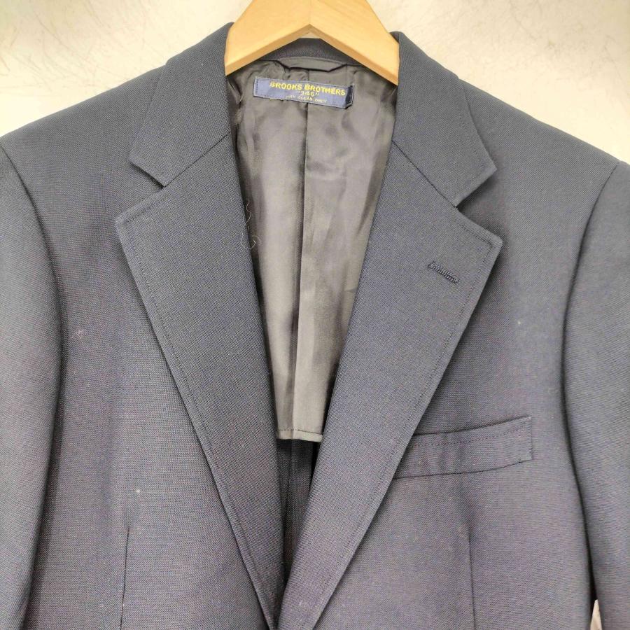 大きいサイズ XL相当✨ブルックスブラザーズ346 紺ブレ 金ボタン 背抜き 羊 BROOKS BROTHERS（ブルックスブラザーズ） 346 背抜き 金釦 紺ブレ