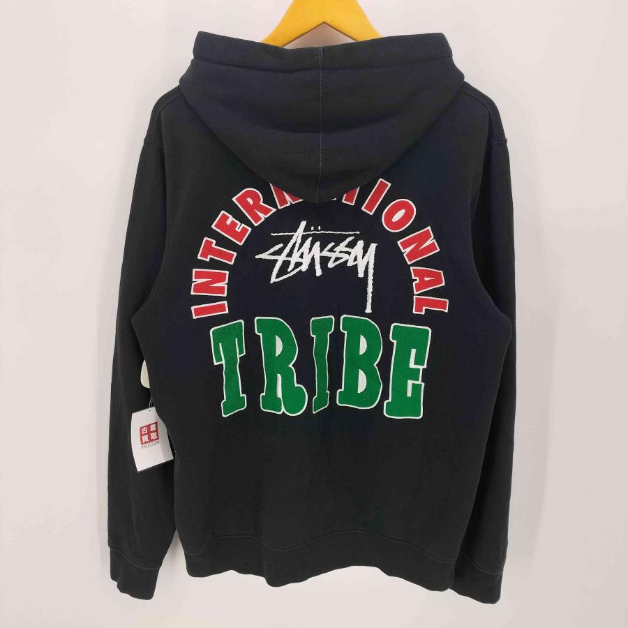 00s ステューシー　ブラック　フーディー　両面 00s ステューシー ブラック フーディー 両面 STUSSY(ステューシー