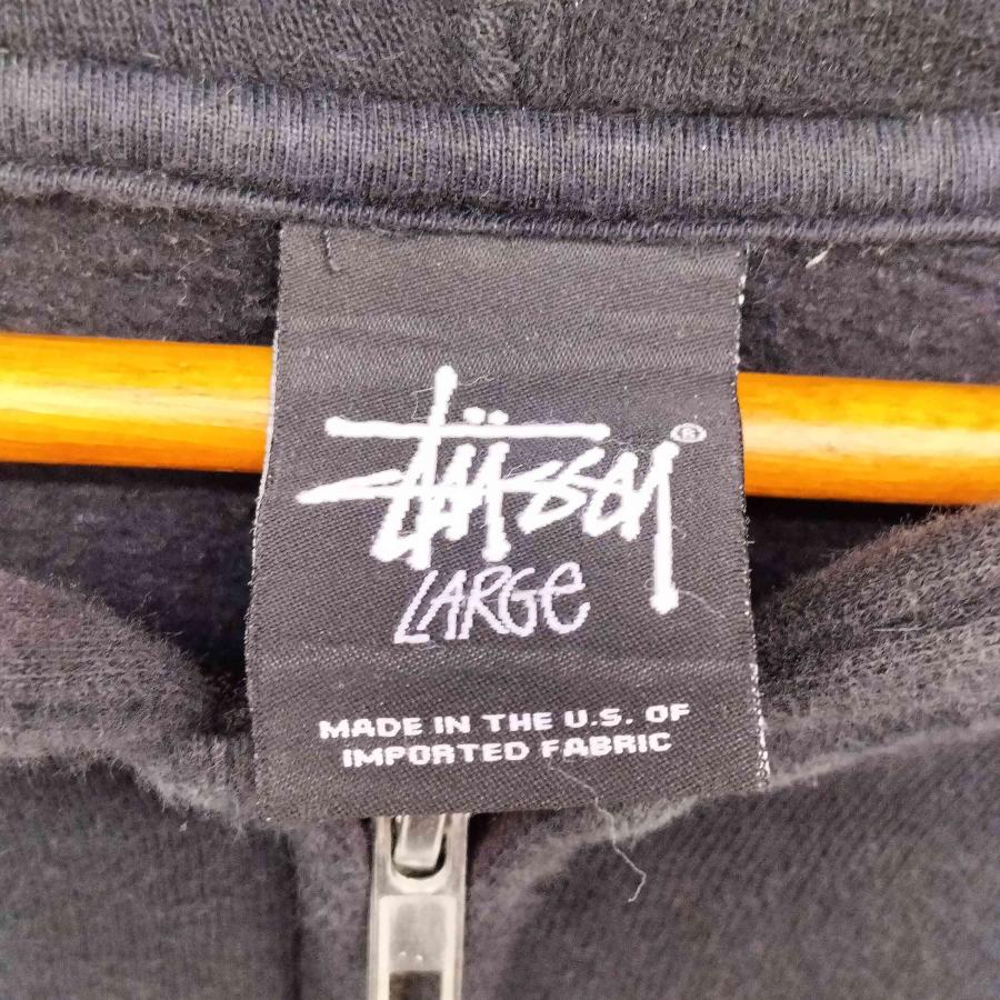 00s ステューシー　ブラック　フーディー　両面 00s ステューシー ブラック フーディー 両面 STUSSY(ステューシー