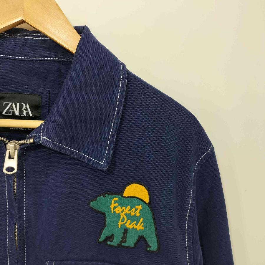 ZARA（ザラ） FOREST PEAK 製品染めキャンバスジャケット メンズ