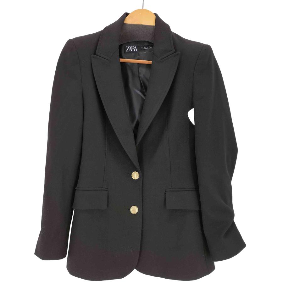 ZARA（ザラ） ショルダーパッド フィットブレザー 金ボタン レディース