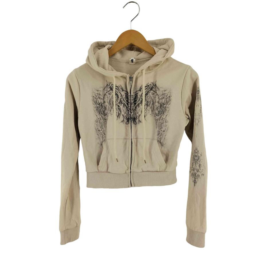 USED古着(ユーズドフルギ) {{eihey}}Y2K プリントジップパーカー