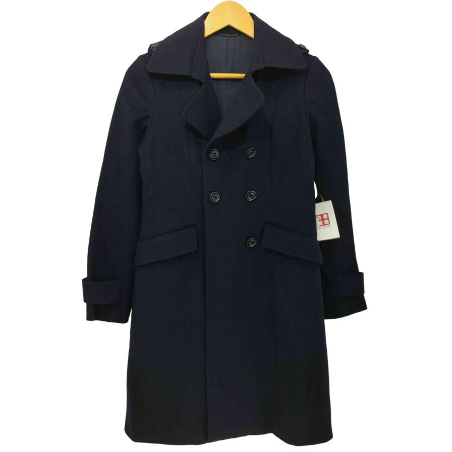 【未使用品】  ウール ピーコート Loro Piana（ロロピアーナ） 日本製ウールピーコート メンズ 表記無