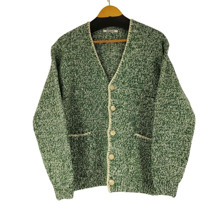 AURALEE（オーラリー） SILK WOOL CAMEL MIX KNIT CARDIGAN メン 中古