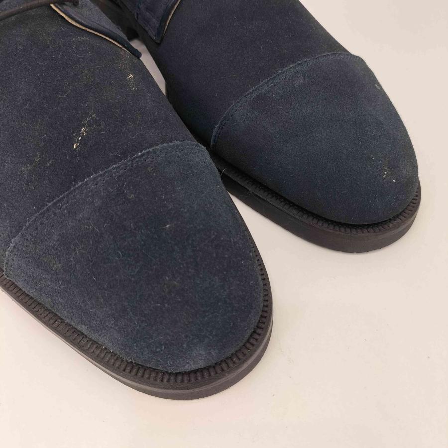 VISARUNO メンズ　ストレートチップ　スエード　黒　25㎝　新品未使用 VISARUNO（ビサルノ） ストレートチップ スエード レースアップ