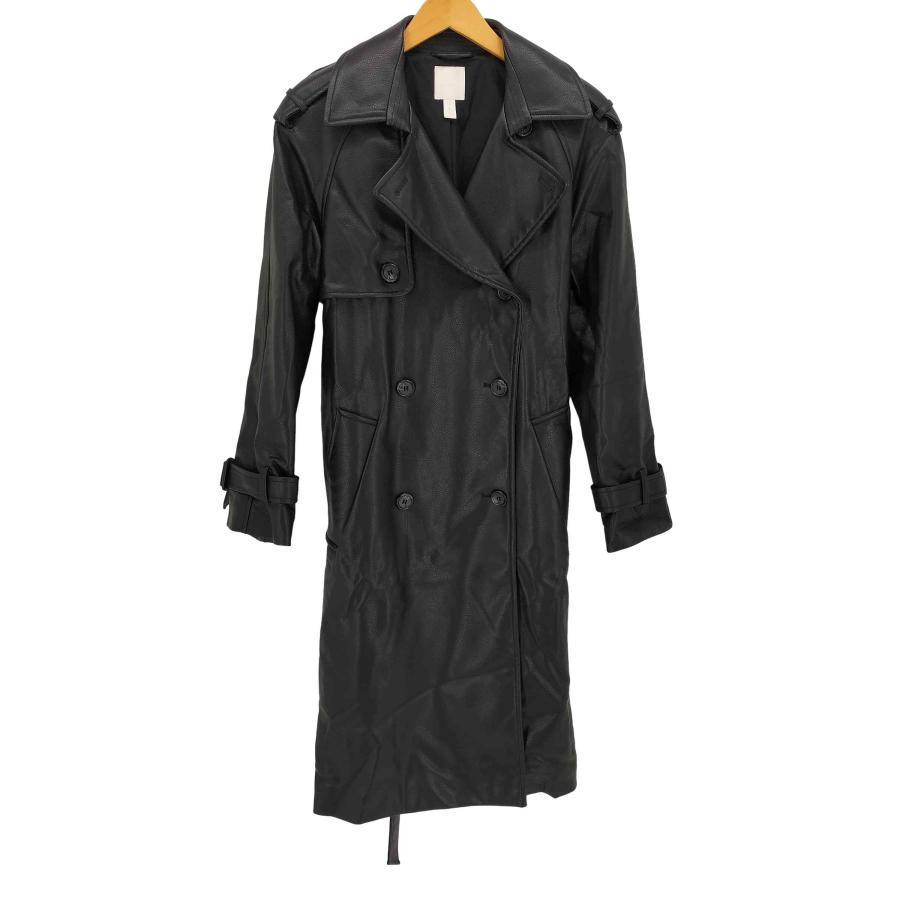 H&M H＆M(エイチアンドエム) フェイクレザー トレンチ コート マキシ丈