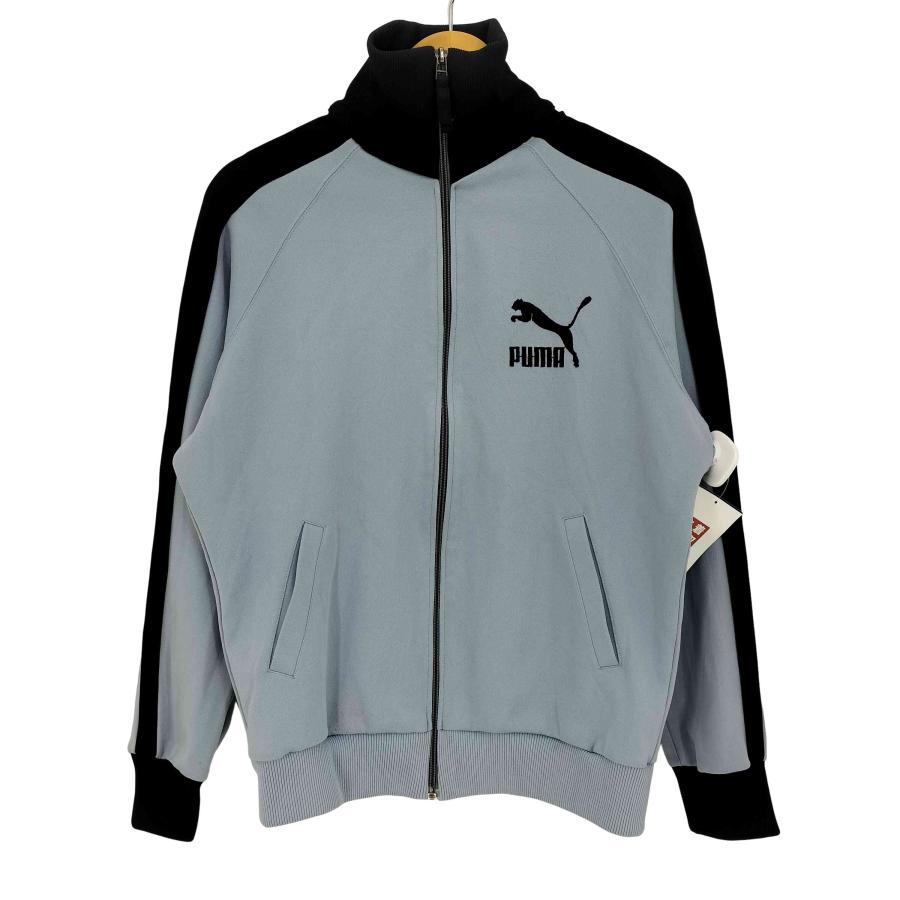 80s90s PUMA プーマ 旧ロゴ トラックジャケット セットアップ L PUMA（プーマ） 80s ロゴ刺繍 トラックジャケット メンズ import：L