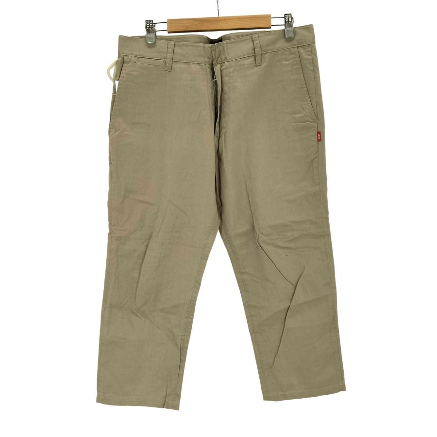 STUSSY（ステューシー） ロゴ刺繍クロップドチノパン メンズ 34 中古
