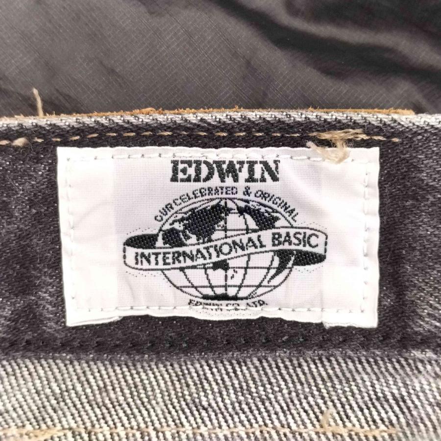 EDWIN（エドウィン） 日本製 ジッパーフライ 先染め テーパード 