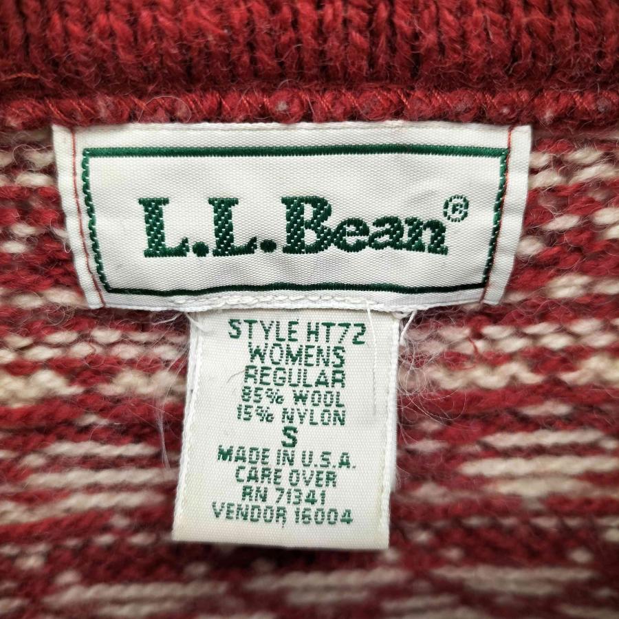 L.L.Bean（エルエルビーン） 80-90S USA製 ノルディック 柄 メタル
