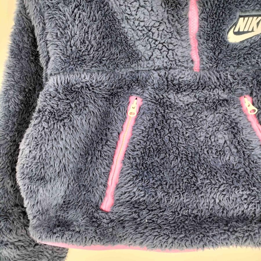 NIKE（ナイキ） ショート丈 ロゴ刺繍 ハーフジップ フリース