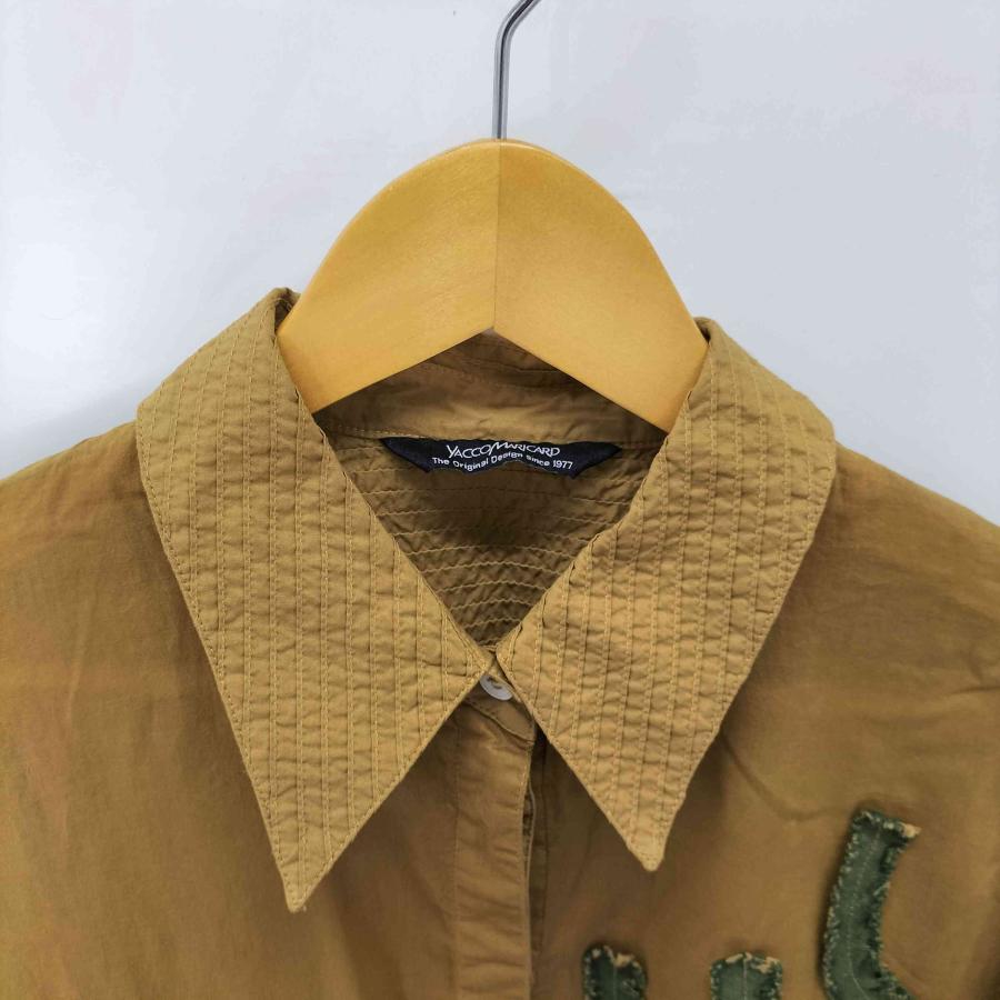 YACCOMARICARD（ヤッコマリカルド） デザインピンタック比翼シャツ