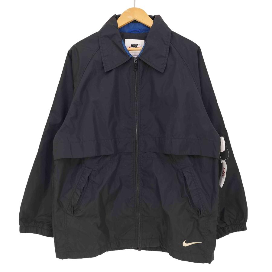NIKE（ナイキ） 90s 白タグ スウッシュ刺繍 ナイロン ジップアップ