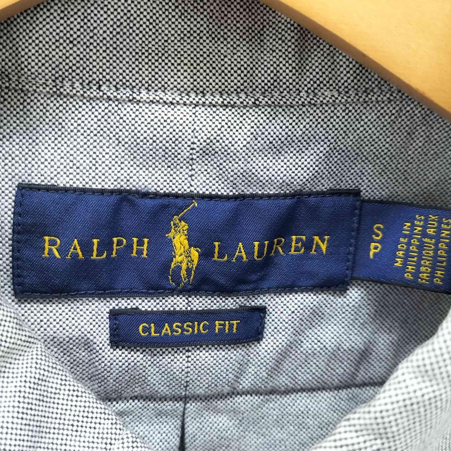 未使用 L ラルフローレン BDシャツ CLASSIC FIT ポニー 刺繍 青 RALPH LAUREN(ラルフローレン) classic fit ポニー刺繍 BDシャツ