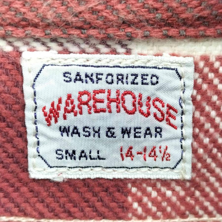 ウエアハウス　WareHouse ヘビーネルシャツ　ブロックチェック WAREHOUSE（ウエアハウス） ブロックチェック ヘビー ネルシャツ