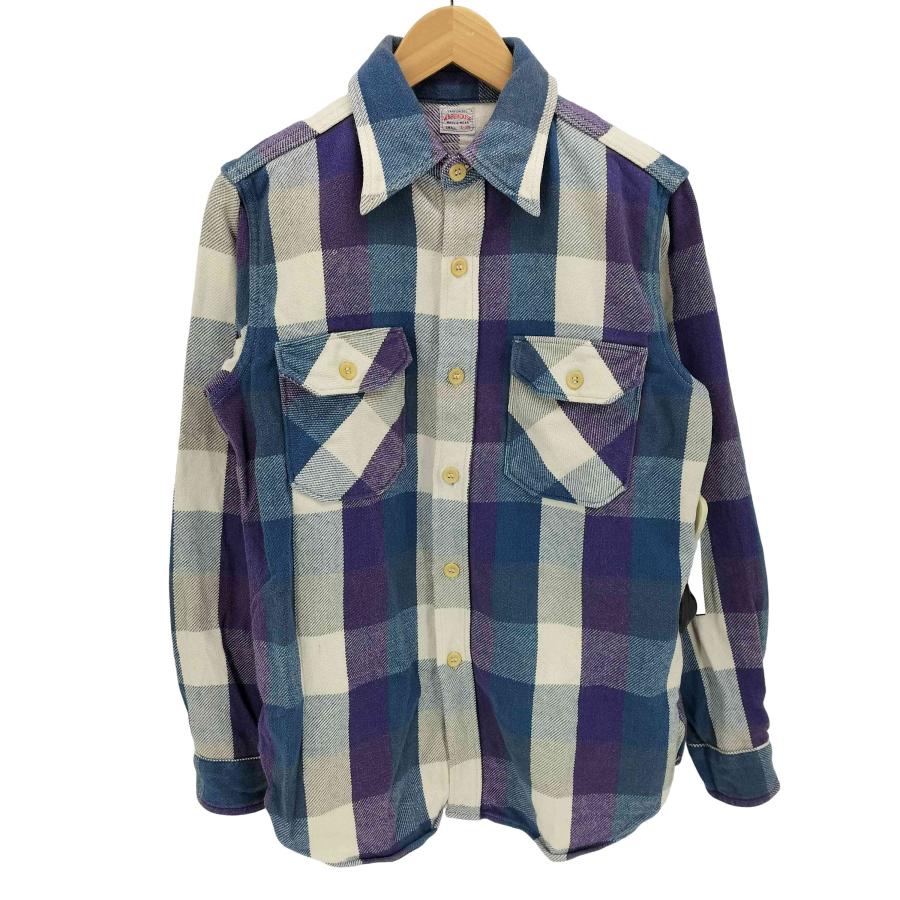 WAREHOUSE & CO. ヘビーネルシャツ ブルーチェック Lサイズ WAREHOUSE & CO. ヘビーネルシャツ ブルーチェック Lサイズ WAREHOUSE