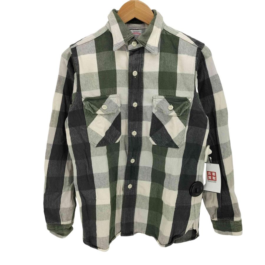 ウエアハウス　WareHouse ヘビーネルシャツ　ブロックチェック WAREHOUSE（ウエアハウス） ブロックチェック ヘビー ネルシャツ