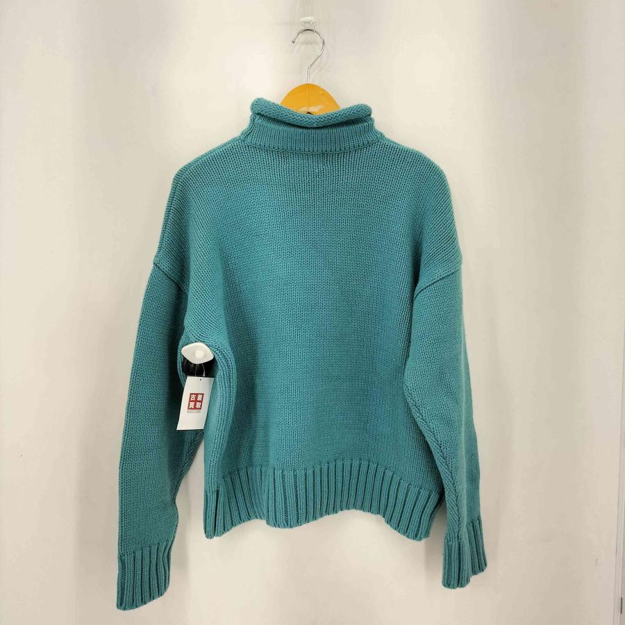 ADER error（アーダーエラー） 袖総柄 タートルネック ニット