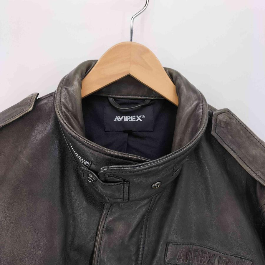 AVIREX（アヴィレックス） AGED LEATHER TYPE M-65 レザージャケット