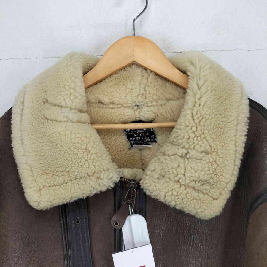 AVIREX（アヴィレックス） B-3 ムートンフライトジャケット メンズ 40