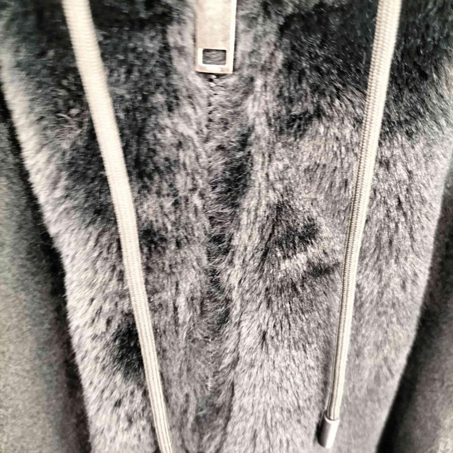 ZARA（ザラ） リバーシブル フェイクファー ボンバージャケット メンズ