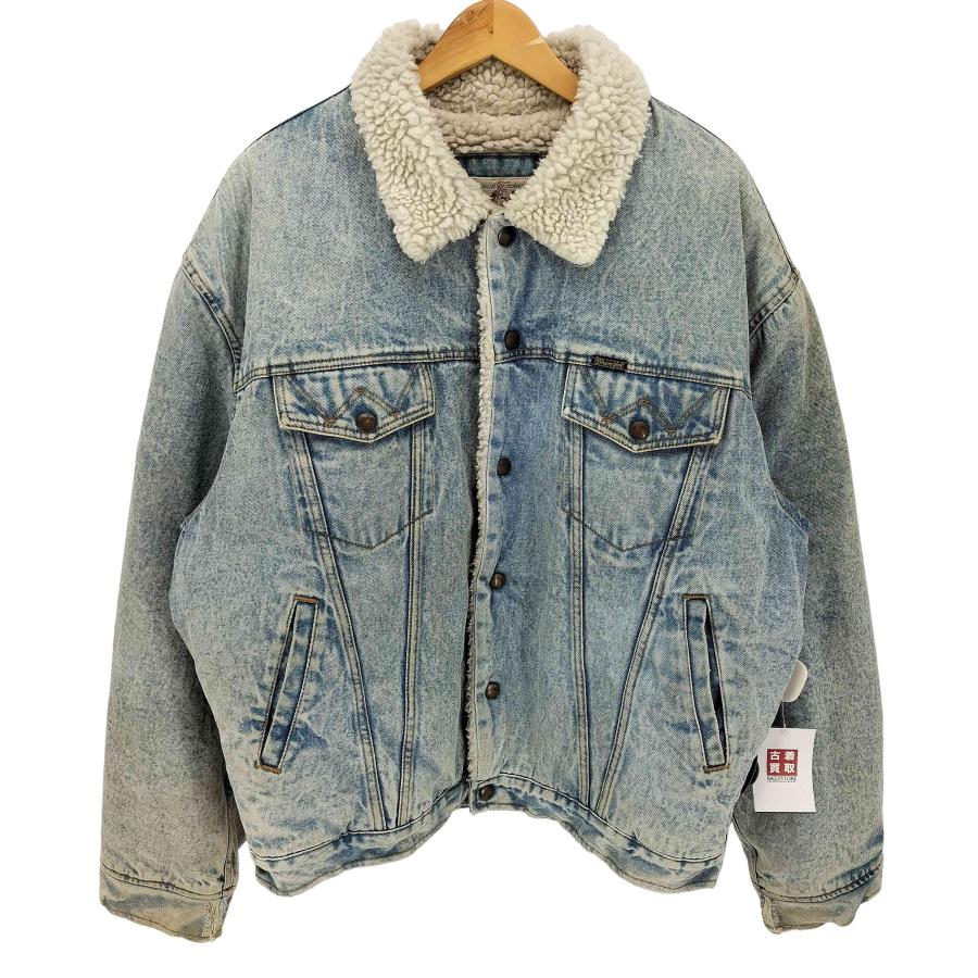 Wrangler（ラングラー） 90S カウボーイタグ 裏ボア デニムジャケット