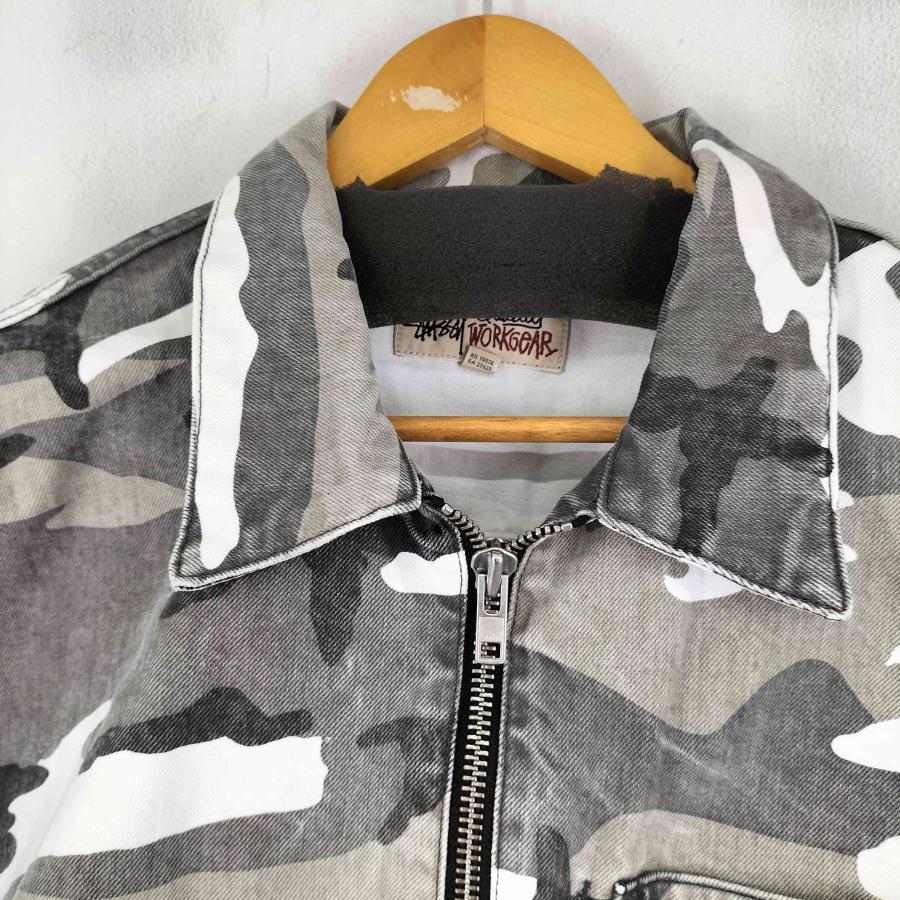 STUSSY（ステューシー） CAMO ZIP WORK JAKET メンズ import：L 中古