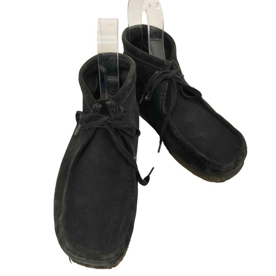 【中古美品】クラークス ワラビーブーツ ブラックスエード Clarks Originals ORIGINALS(クラークスオリジナルズ) ワラビーブーツ