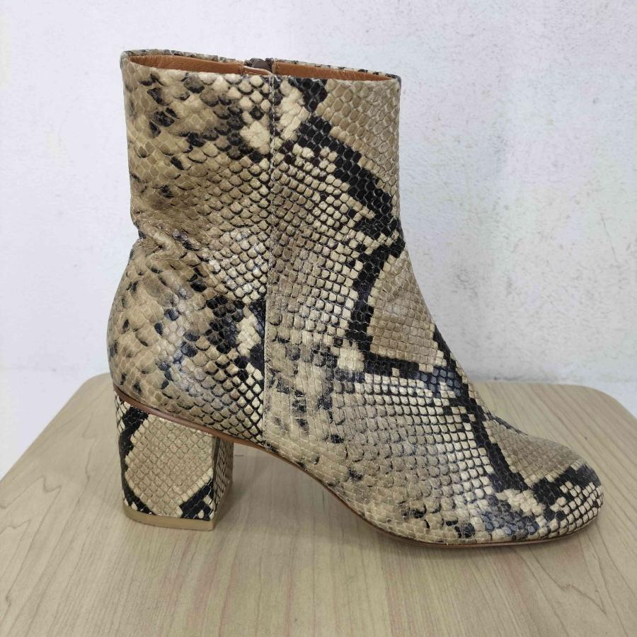 PIPPICHIC（ピッピシック） パイソン柄ショートブーツ レディース 37 1