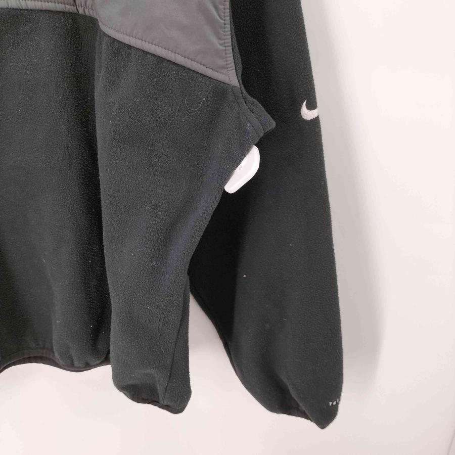 NIKE（ナイキ） golf ナイロン切替 フリースジャケット ハーフジップ