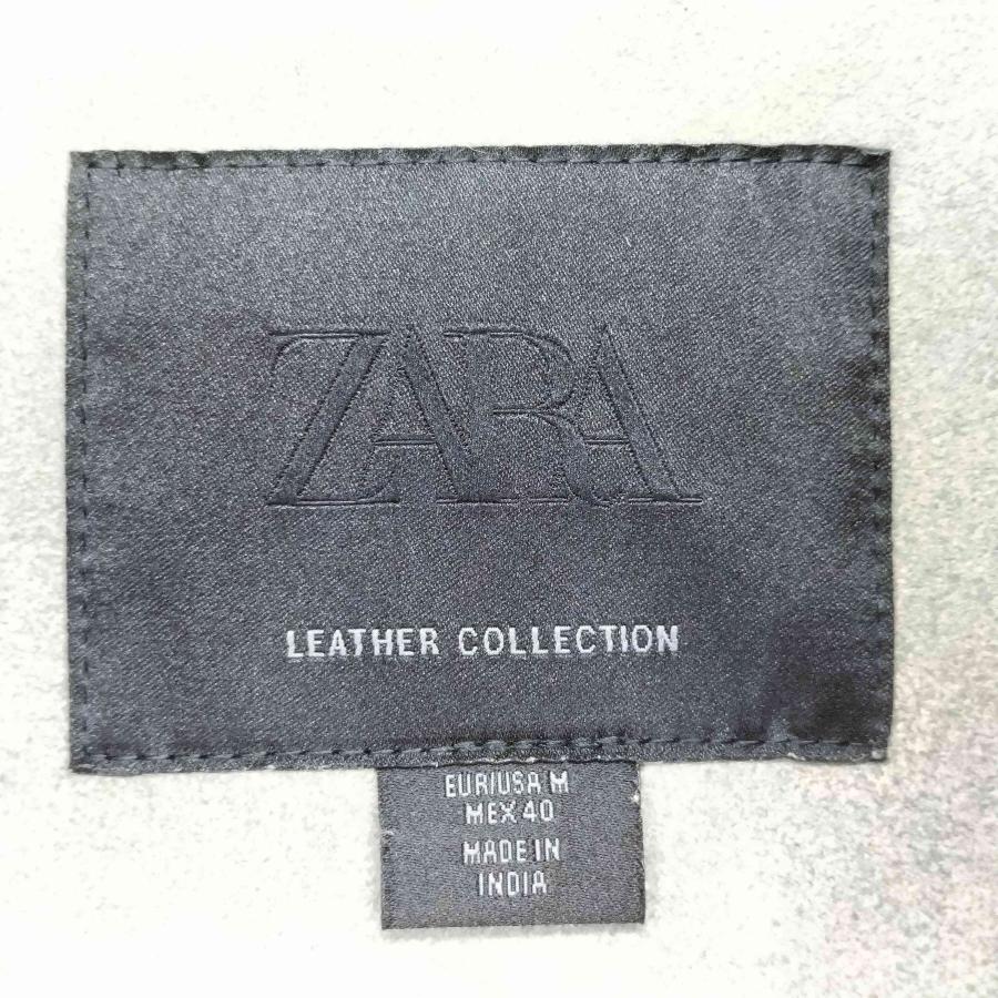 ZARA（ザラ） スエードレザー ボクシーフィット ジャケット メンズ