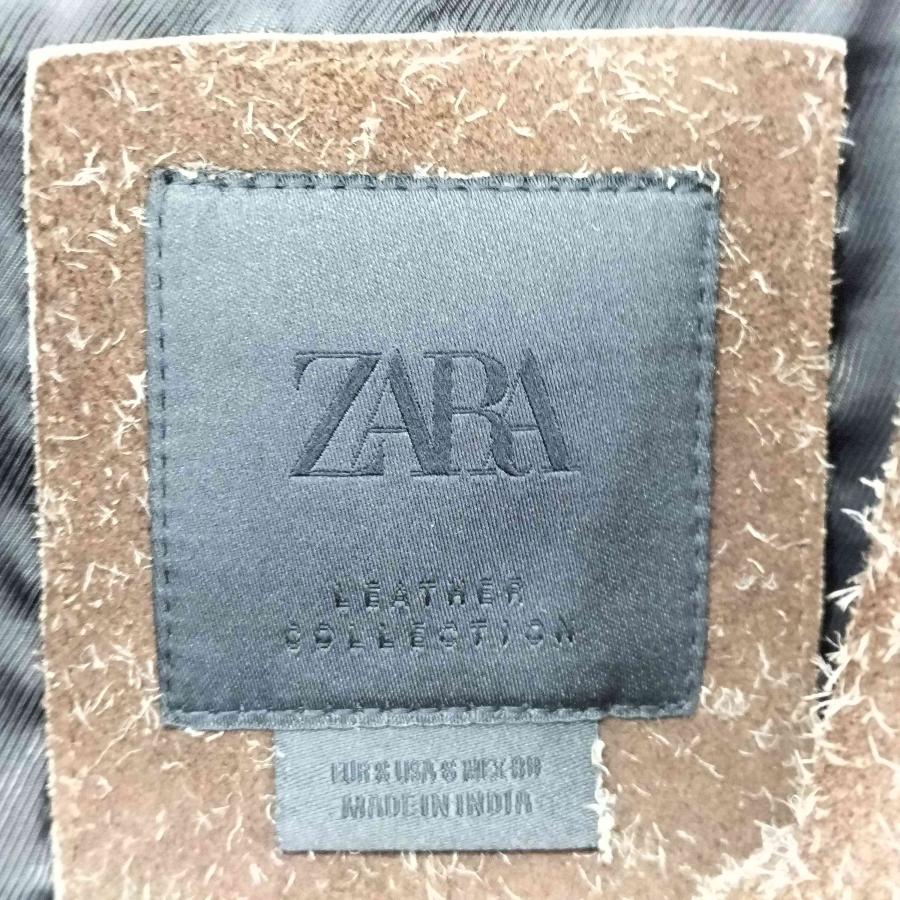 ZARA（ザラ） ブラッシュドスエードレザージャケット メンズ import：S