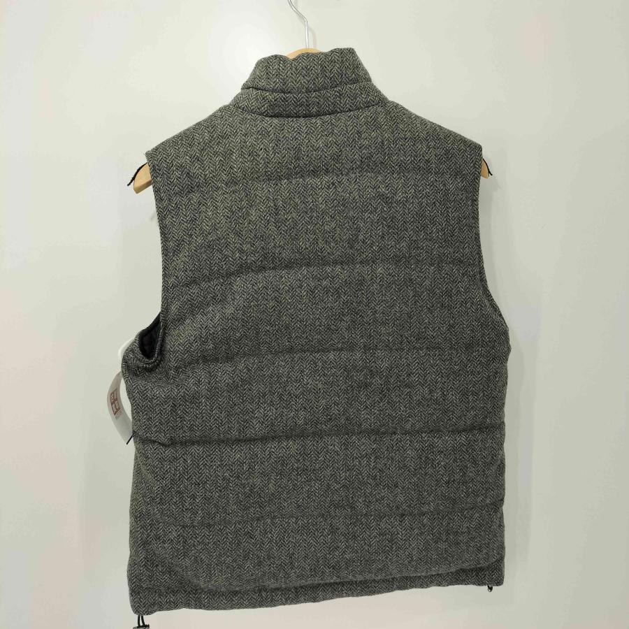 SHIPS（シップス） ウール ツイード ヘリンボーン リバーシブル ダウン