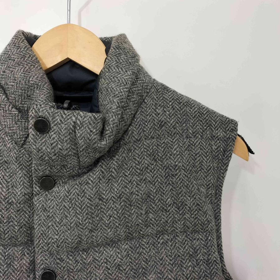 ウールリッチ　ブラウン　ツイード　ジップ　ベスト　ウール　古 WOOLRICH - ウールリッチ ツイード ウール ベスト メンズ M