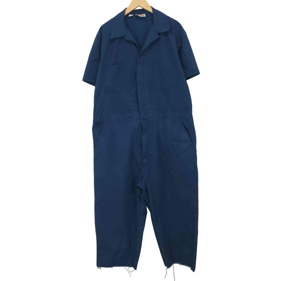 シンタス メンズ オールインワン つなぎ ロゴ 2XL 作業着 パンツUSA古着 Dickies（ディッキーズ） オールインワン つなぎ メンズ 46 中古 古着