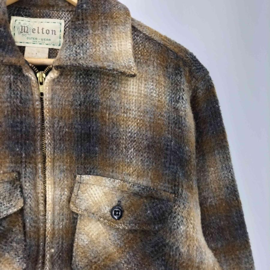 melton(メルトン) 70s USA製 オンブレチェック CPOジャケット メンズ