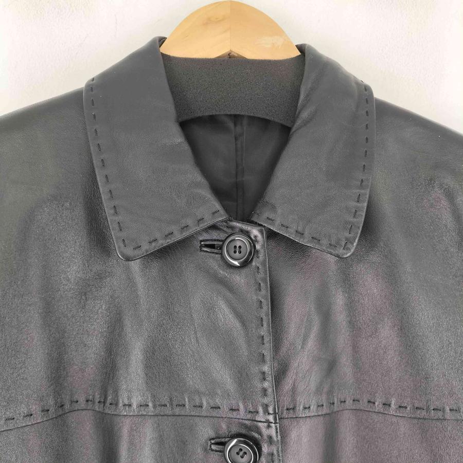 USED古着(ユーズドフルギ) 羊革レザーカーコート レディース 11 中古