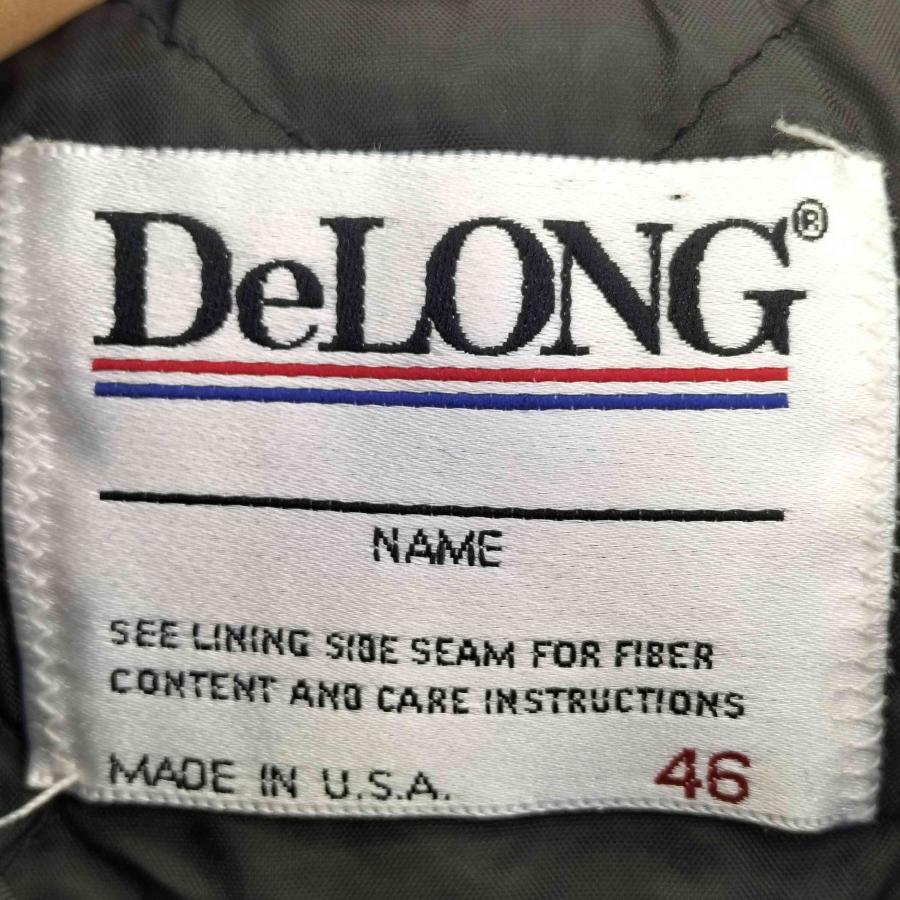 DeLong（デロング） Delong(ディロング) 90s USA製 袖レザー ウール 