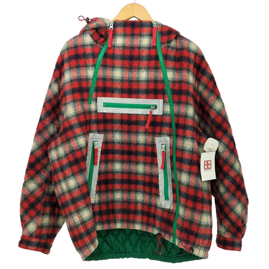 kolor BEACON(カラービーコン) マルチジップ チェック アノラック