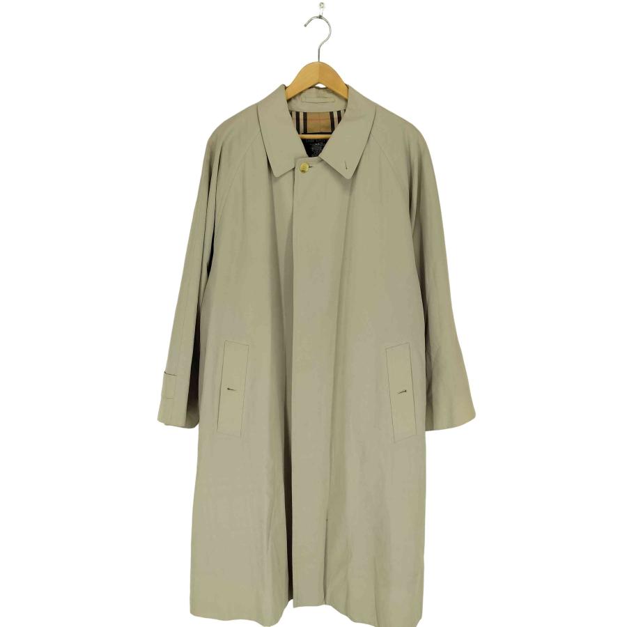 BURBERRYS(バーバリーズ) 裏地ノバチェック ステンカラーコート メンズ 表記無 【中古】【ブランド古着バズストア】 BURBERRYS(バーバリーズ) 裏地ノバチェック比翼ステンカラーコート