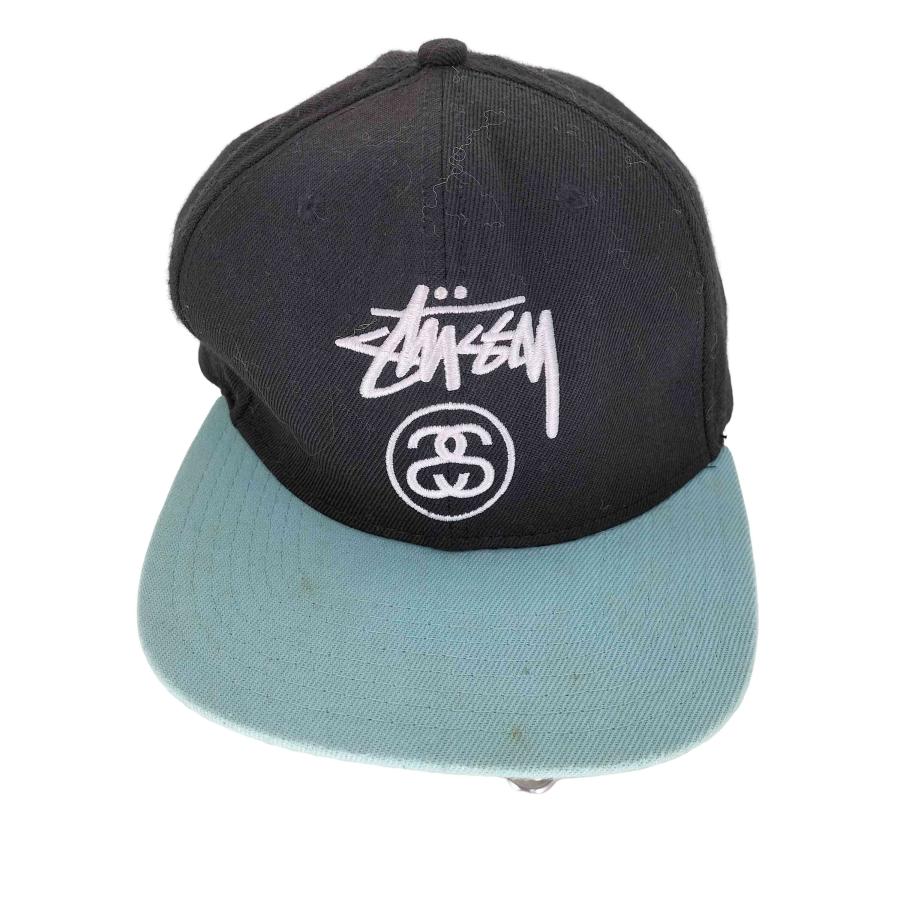 old stussy ツートンキャップ STUSSY（ステューシー） The Natural Snapback ツートン キャップ