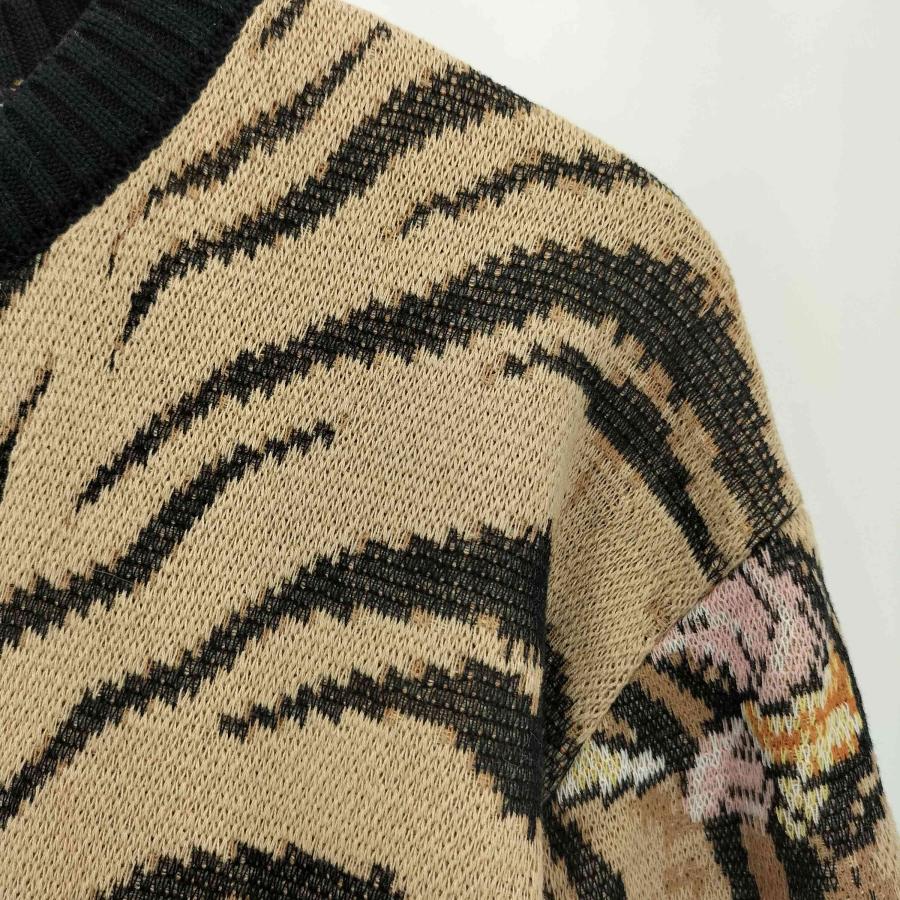 ワコマリア WACKOMARIA 虎 WACKO MARIA（ワコマリア） 23SS TIM LEHI KNIT JACQUARD 百虎ジャガー