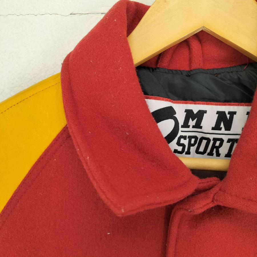 USED古着(ユーズドフルギ) {{OMNI SPORTS}} 袖レザースタジアム