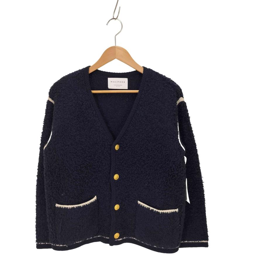 MACPHEE（マカフィー） ムートン Vネックカーディガン レディース JPN