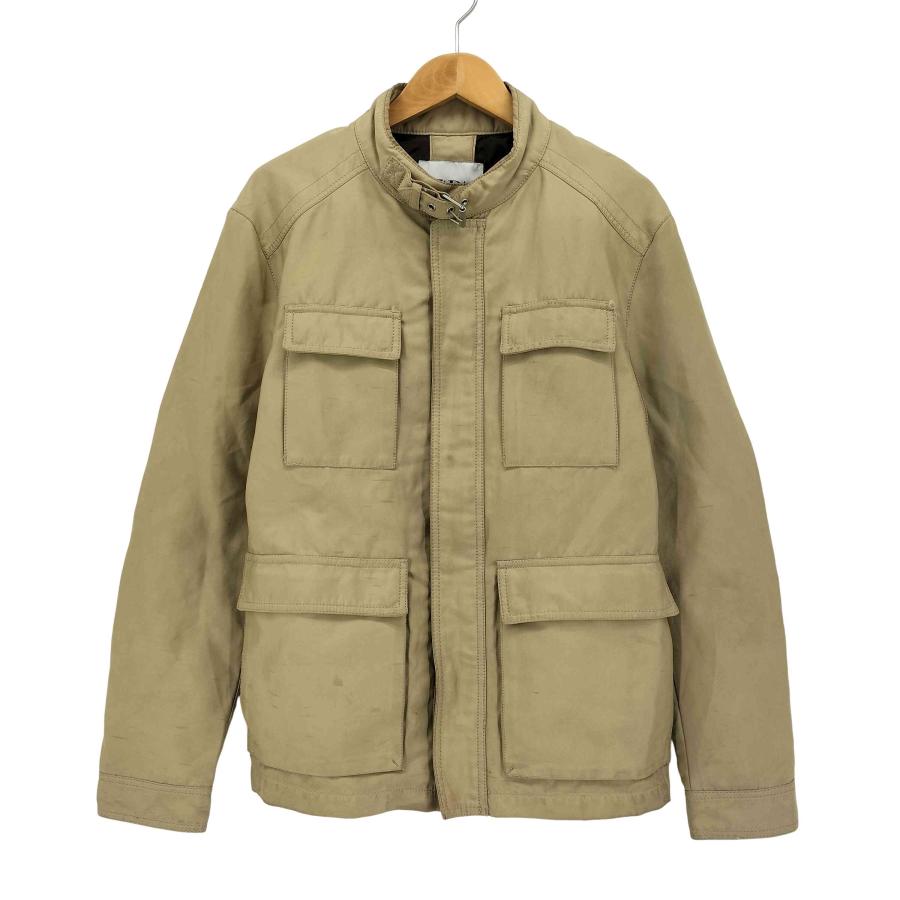 ZARA（ザラ） SAFARI JACKET 比翼ジップ ナイロン サファリ ジャケット